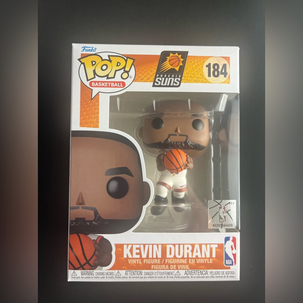 Funko Pop! Basketball Phoenix Suns Kevin Durant NBA #184 Vinyl Figure